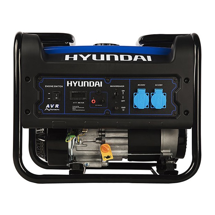 موتور برق HYUNDAI بنزینی هندل دستی HG5355-PG هیوندای 3 کیلو وات