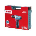 دریل پیچ‌ گوشتی شارژی مدل 8012 رونیکس 12 ولت RONIX