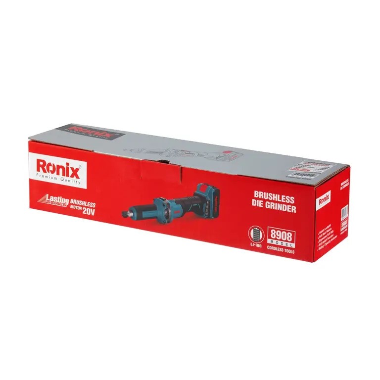 فرز انگشتی گلو شارژی مدل 8908 رونیکس براشلس 20 ولت RONIX