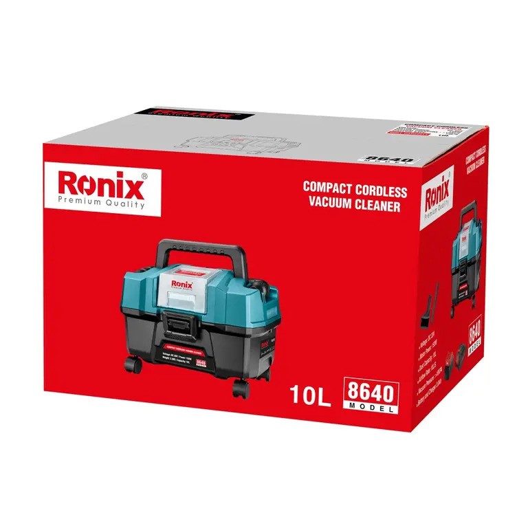 جارو شارژی مدل 8640 رونیکس 15 لیتری 20 ولت RONIX