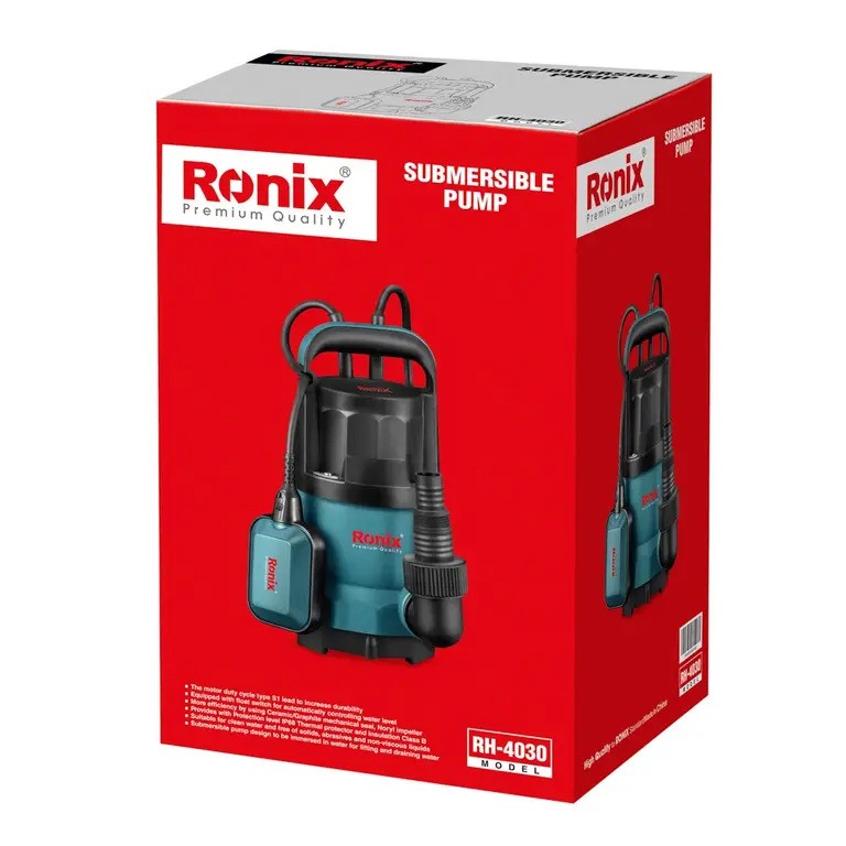 پمپ کفکش مدل RH-4030 رونیکس 0.55 اسب بخار 600 وات RONIX