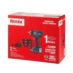 بکس شارژی مدل 8907 رونیکس 12 اینچ براشلس 20 ولت لیتیوم RONIX